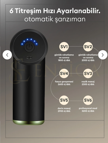 Sporcu Masaj Aleti (4 Başlıklı)